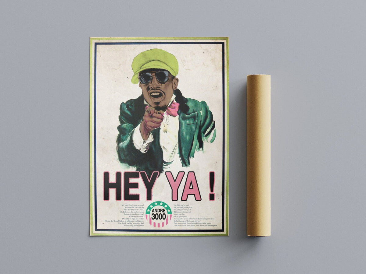 Andre 3000 'Hey Ya! Advertising' Poster – 808's