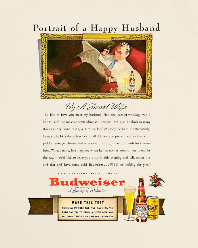 Bud Beer Ad In Sand Tee – 808's