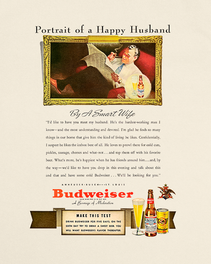 Bud Beer Ad In Sand Tee – 808's