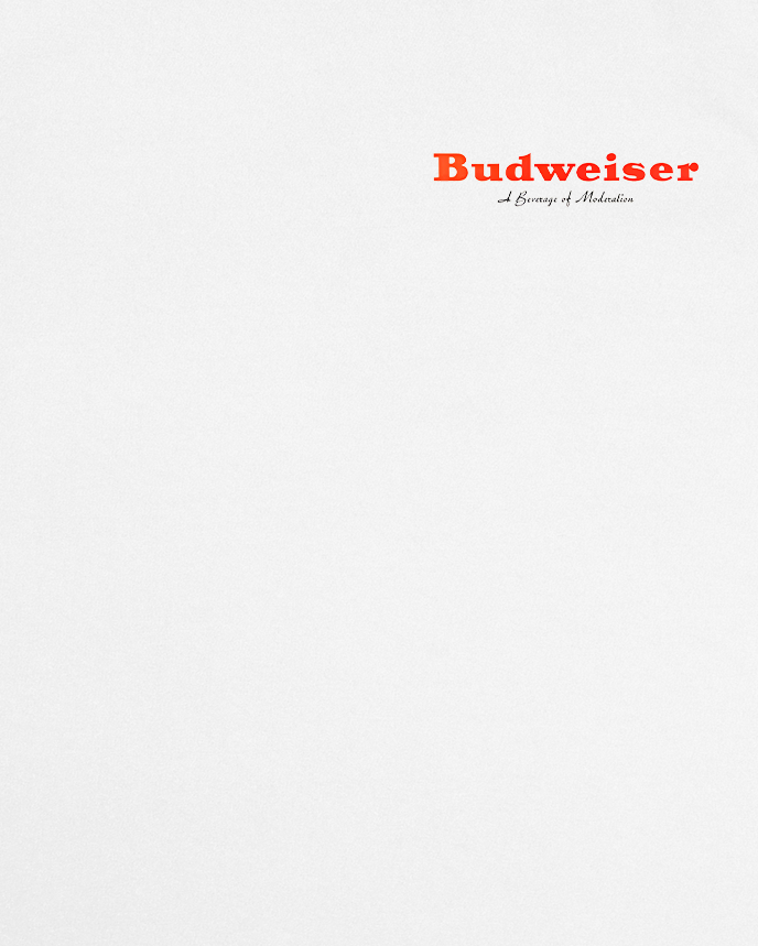 Bud Beer Ad In Sand Tee – 808's