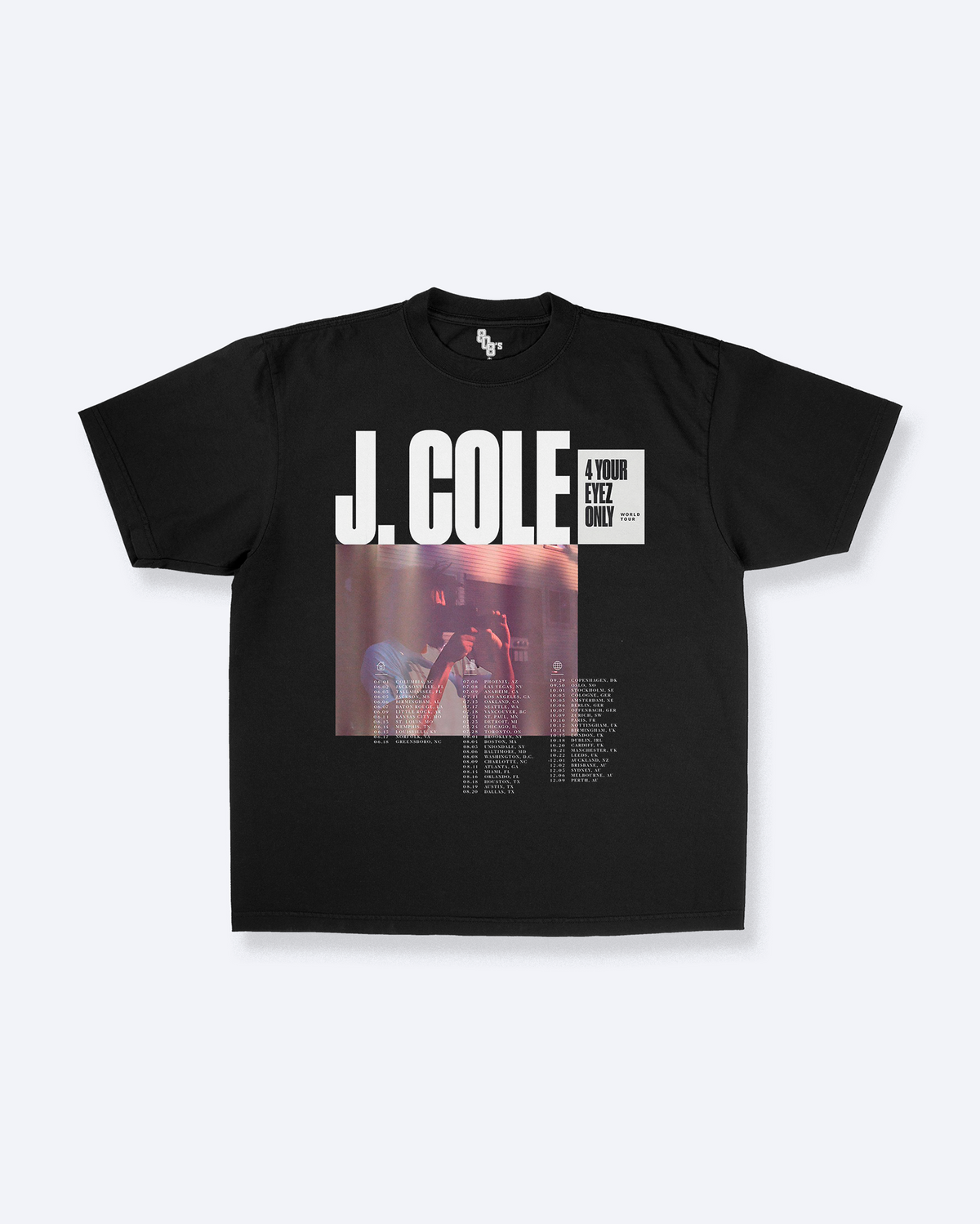 J. Cole '4 Your Eyes Only World Tour' Tee – 808's