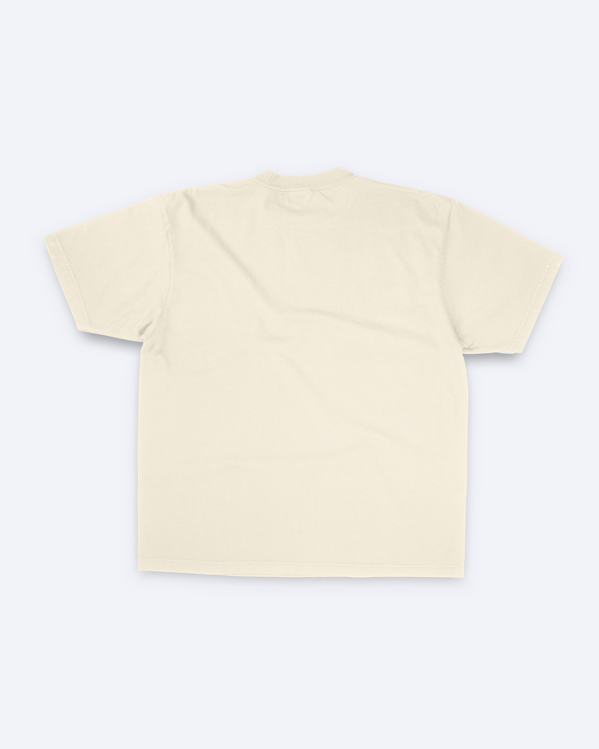 808's heavyweight unisex tee – plain sand back view