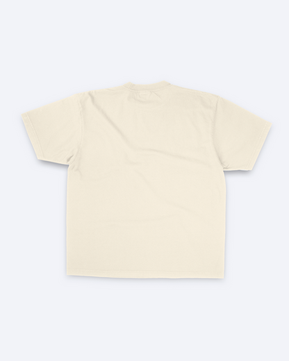 808's heavyweight unisex tee – plain sand back view