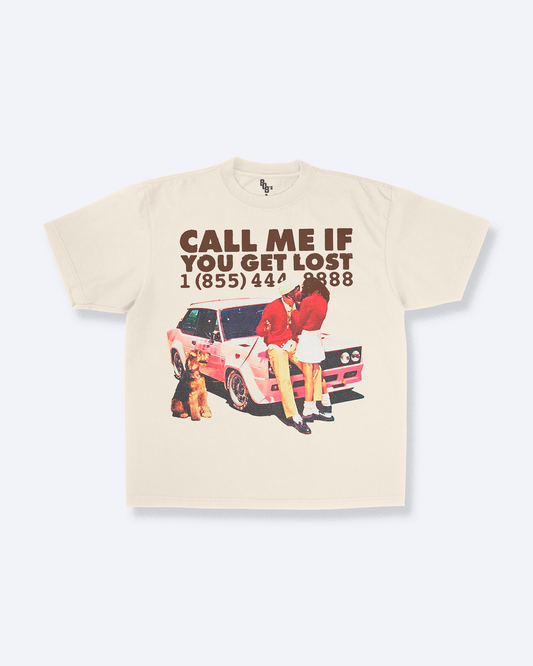 Call Me If You Get Lost graphic tee in sand – 808's
