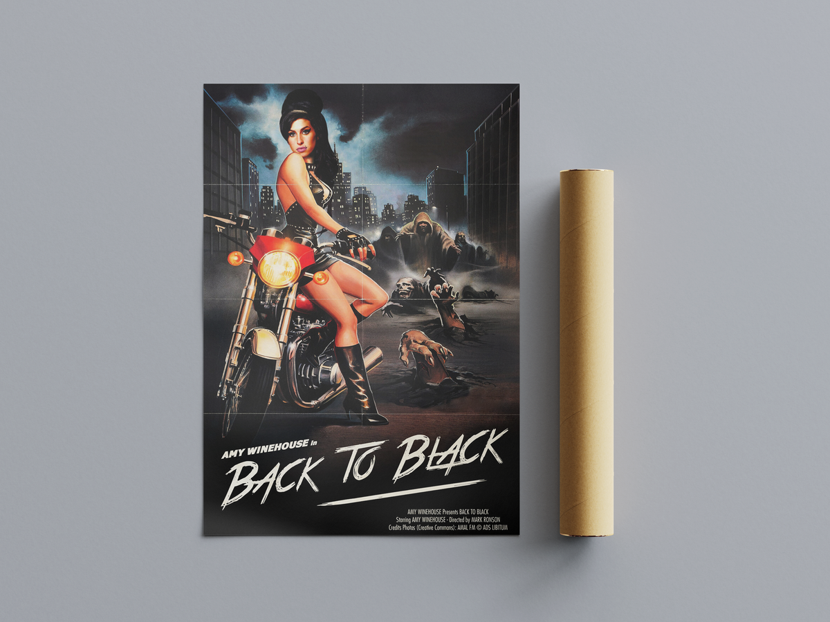 Amy Winehouse 'Black To Black' Poster – 808's