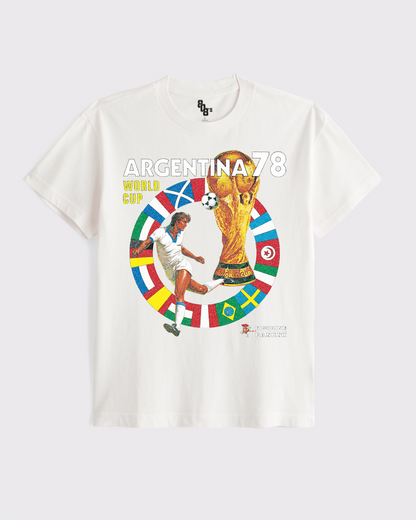 1978 World Cup Argentina White Tee