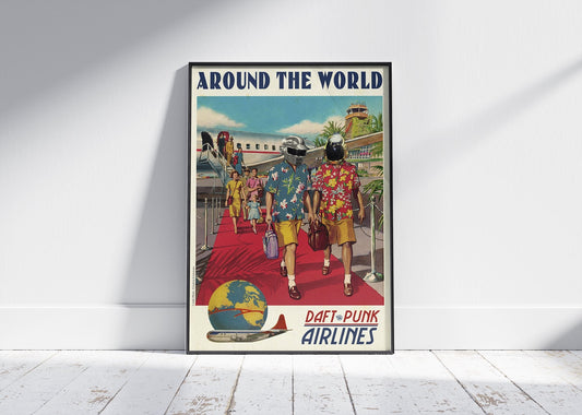 Daft Punk 'Around The World' Poster – 808's