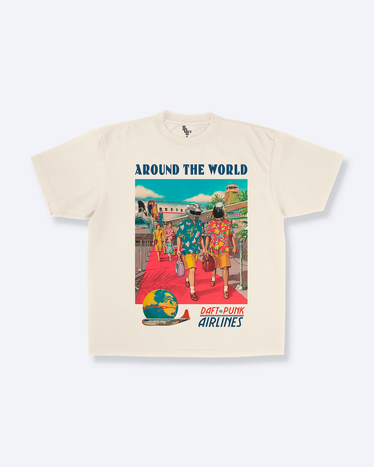 Daft Punk 'Around The World Airlines' Tee – 808's