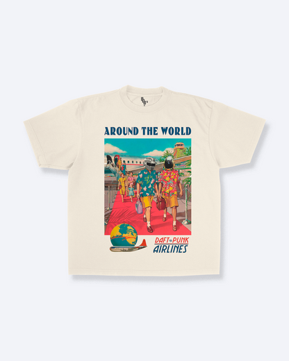 Daft Punk 'Around The World Airlines' Tee – 808's