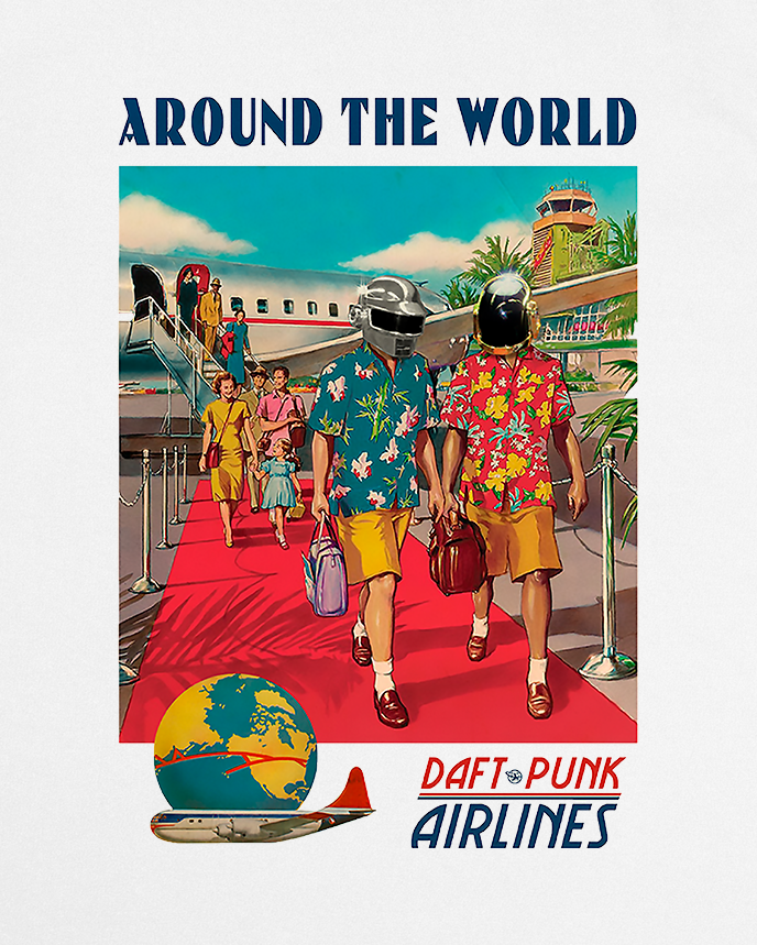 Daft Punk 'Around The World Airlines' Sweatshirt – 808's