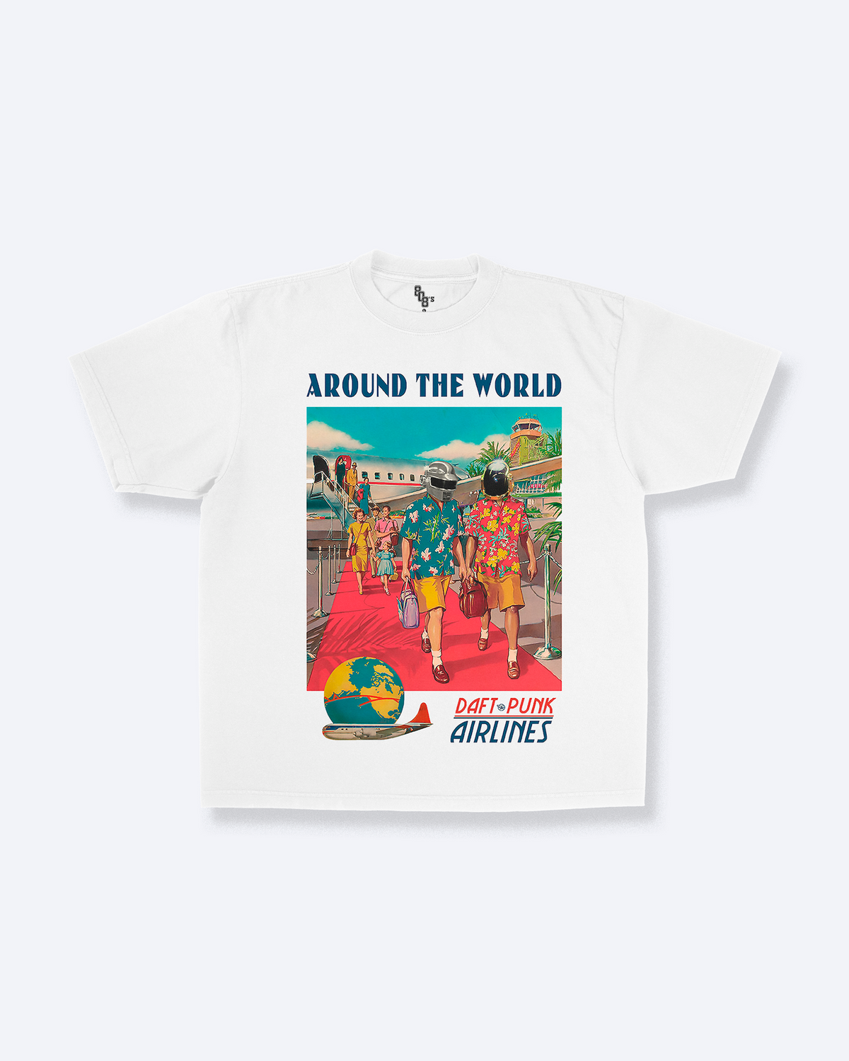 Daft Punk 'Around The World Airlines' Tee – 808's