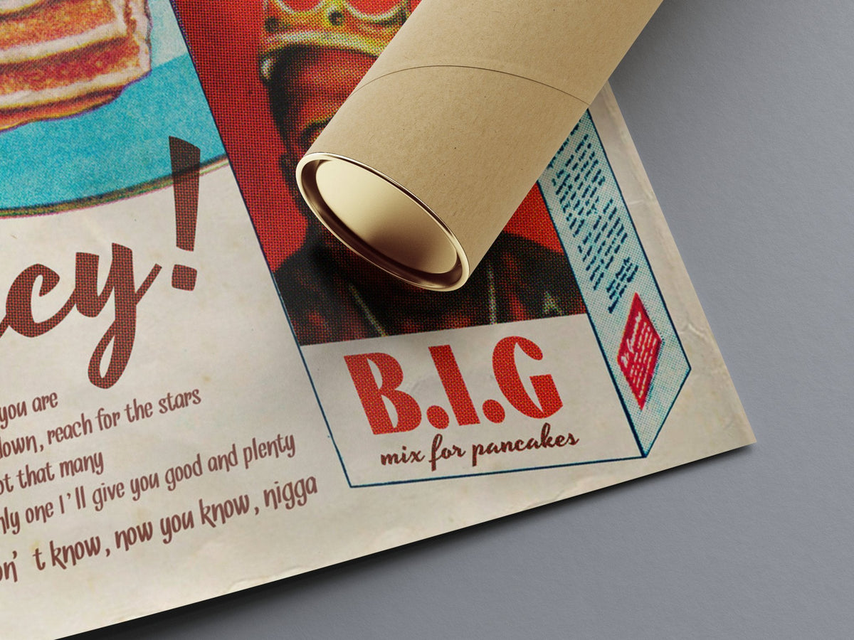The Notorious B.I.G. 'Big Juicy Advertising' Poster – 808's