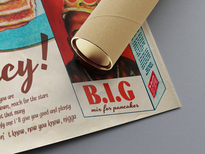 The Notorious B.I.G. 'Big Juicy Advertising' Poster – 808's
