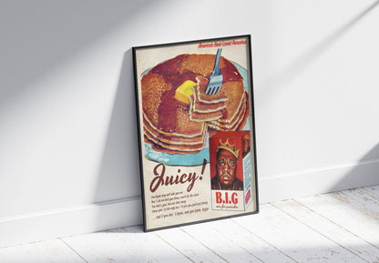 The Notorious B.I.G. 'Big Juicy Advertising' Poster – 808's