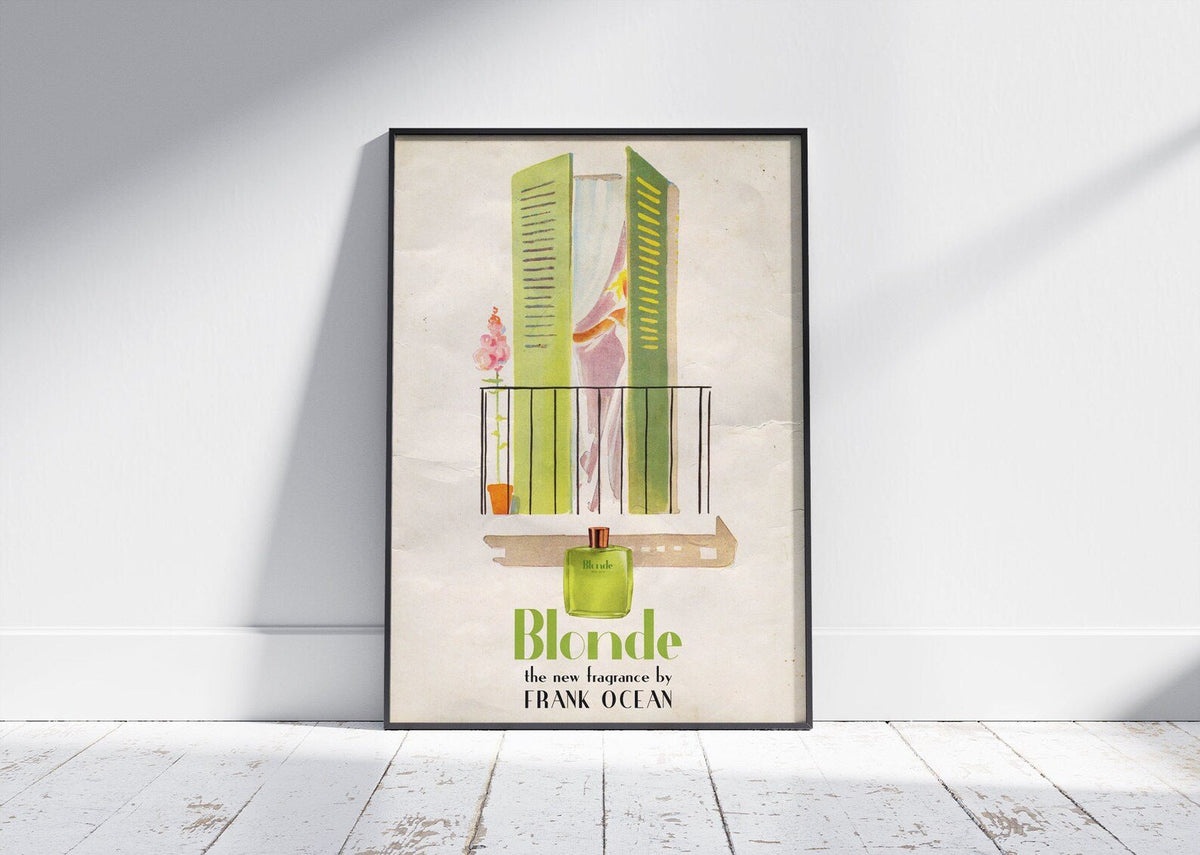 Frank Ocean 'Blonde Advertising' Poster – 808's