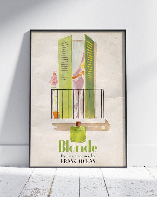 BLONDE INSPIRED VINTAGE ADVERTISING POSTER - 808's