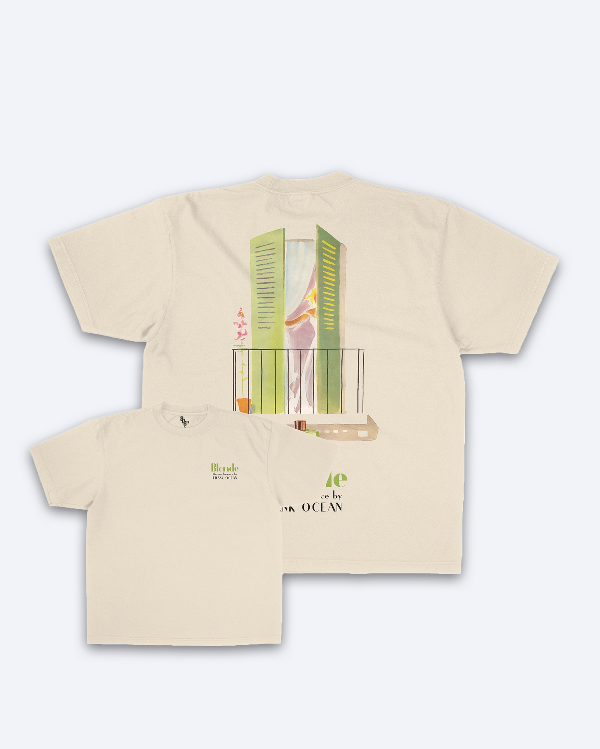 Frank Ocean 'Blonde' Tee (Front & Back) – 808's