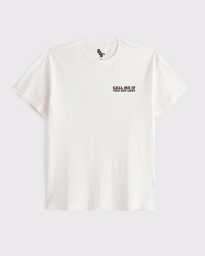 Call Me If You Get Lost White Tee