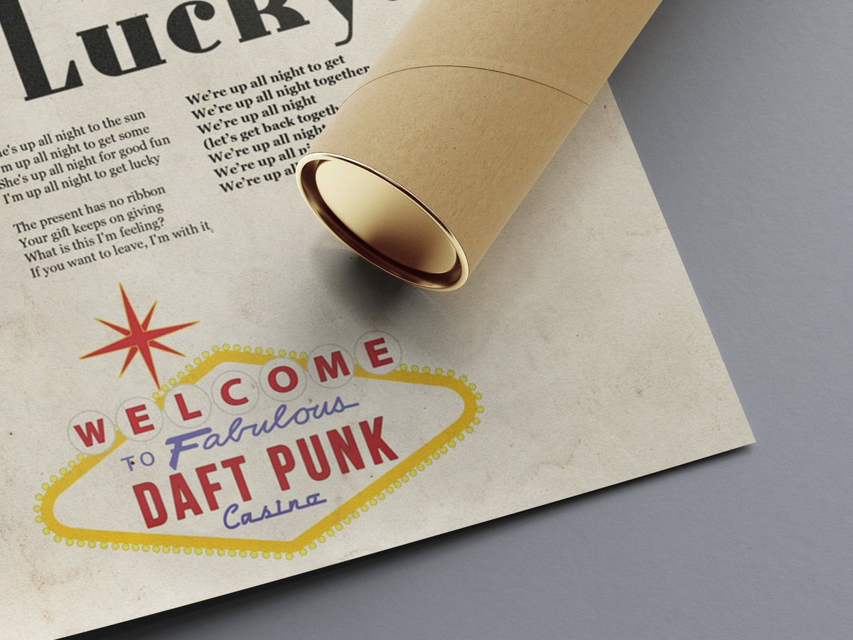 Daft Punk 'Get Lucky' Poster – 808's