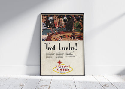 Daft Punk 'Get Lucky' Poster – 808's