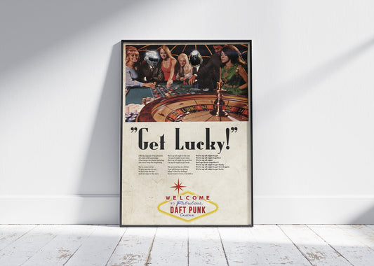 Daft Punk 'Get Lucky' Poster – 808's