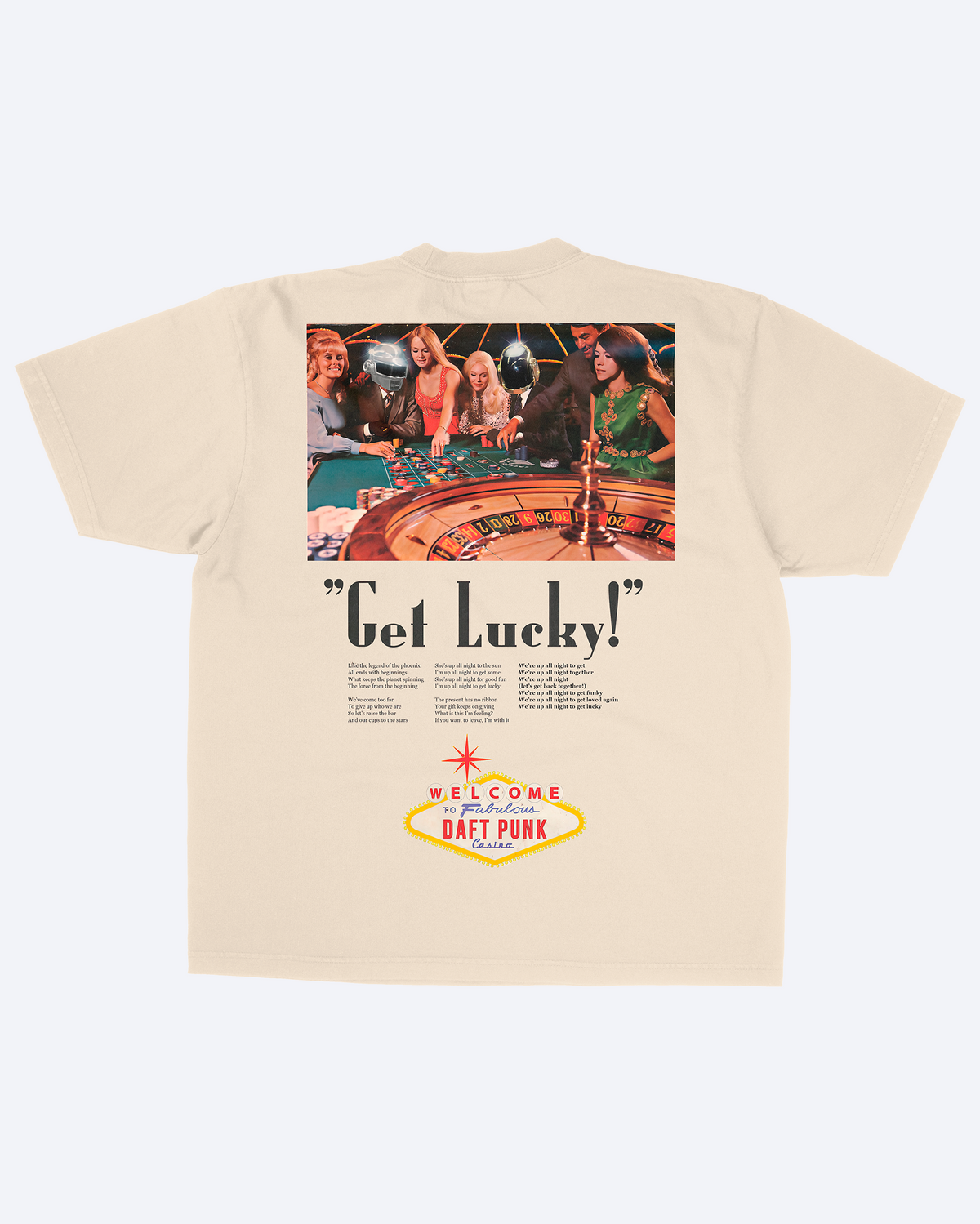 Daft Punk 'Casino Get Lucky' Tee – 808's
