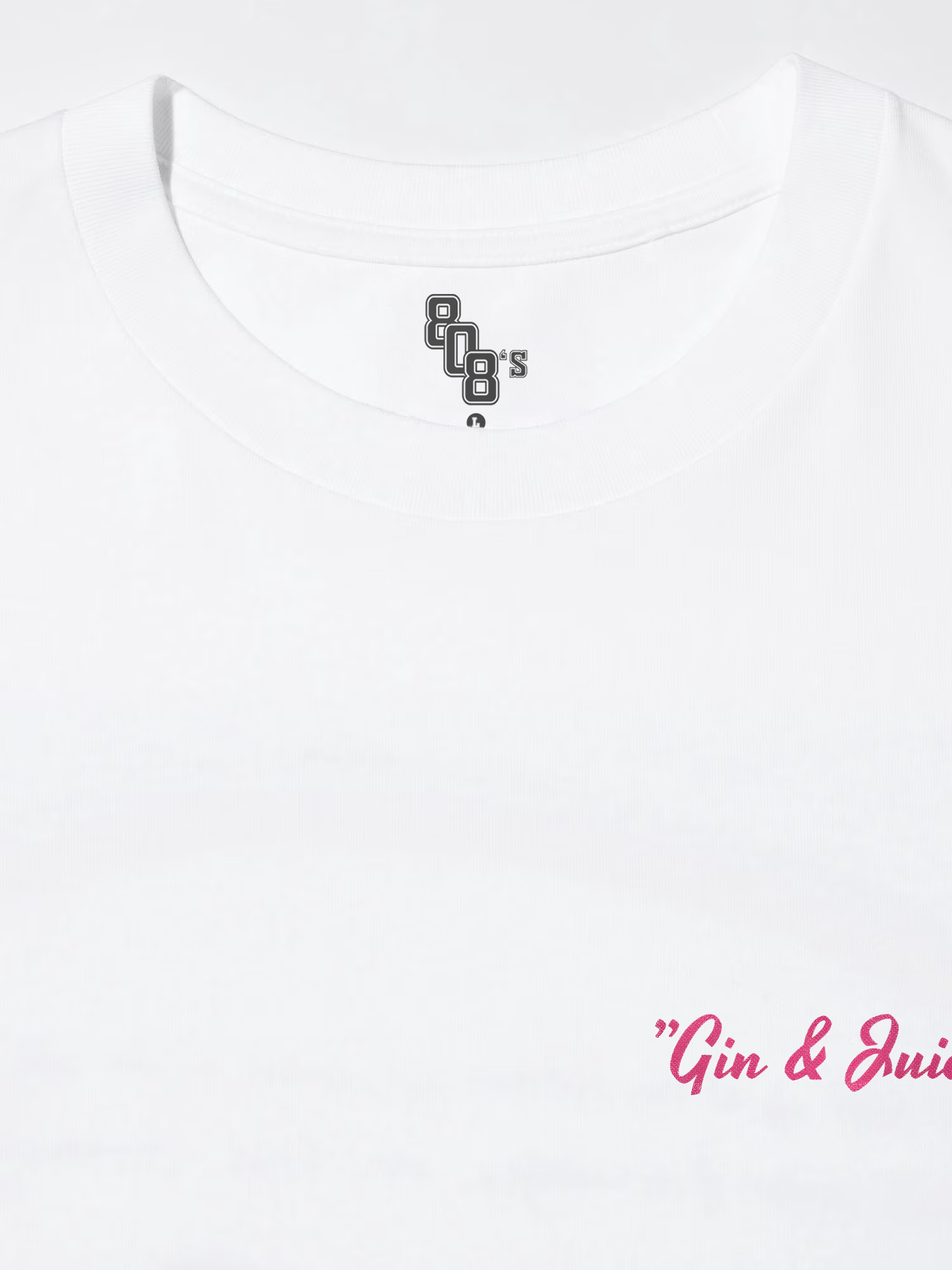 Gin & Juice White Tee