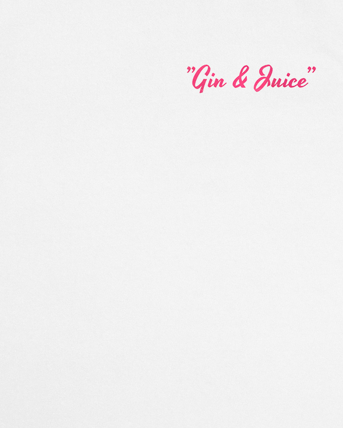 Gin & Juice White Tee