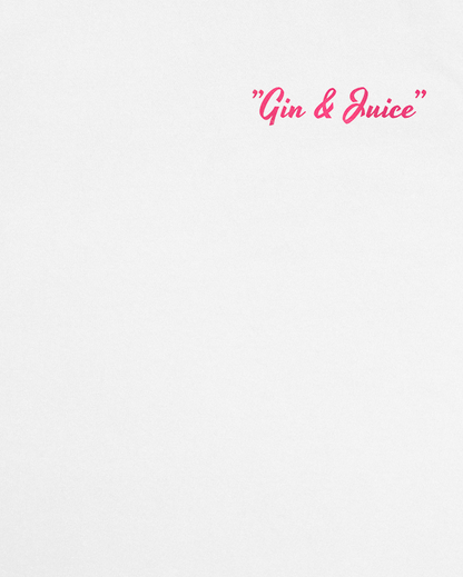 Gin & Juice White Tee