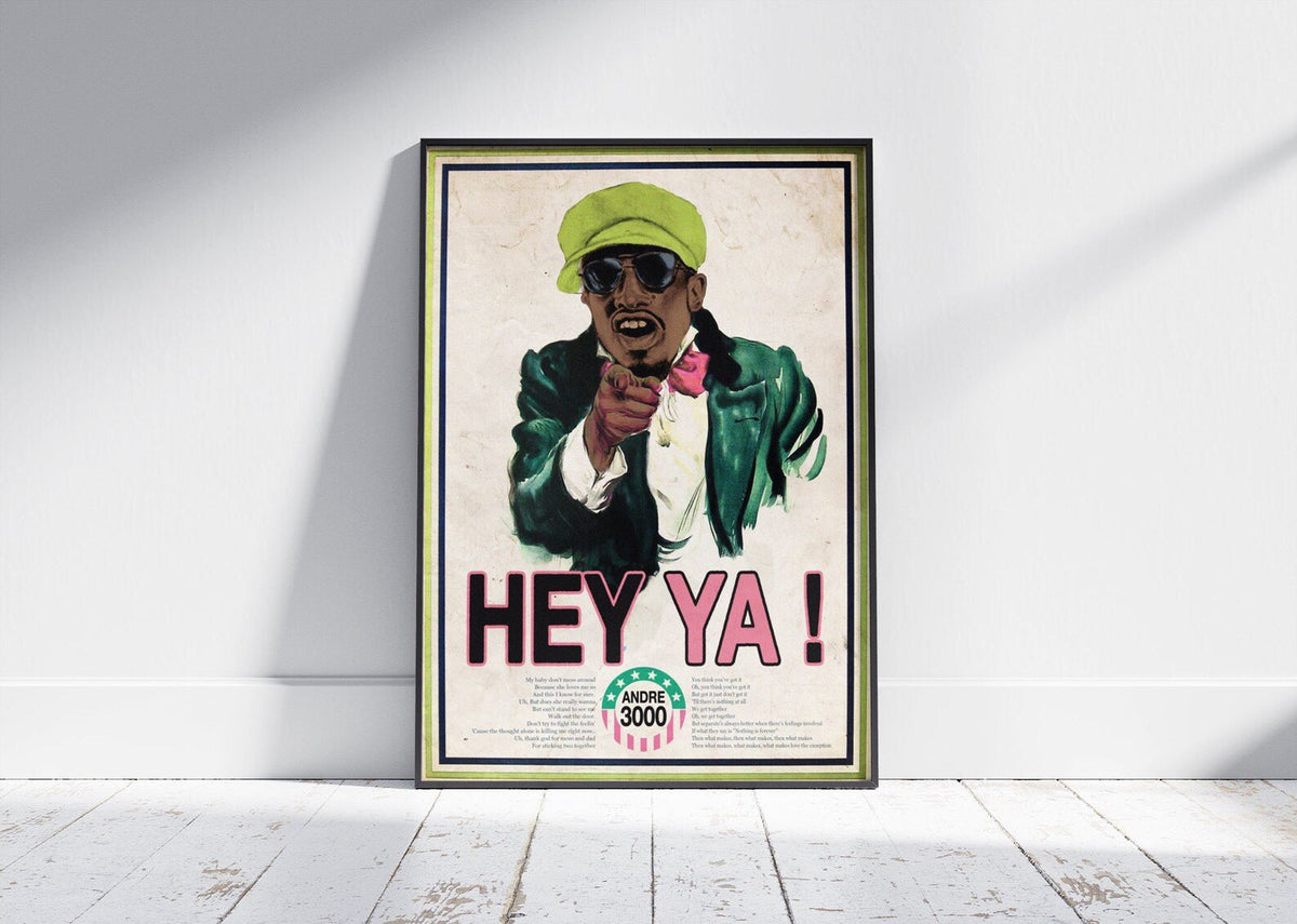 Andre 3000 'Hey Ya! Advertising' Poster – 808's