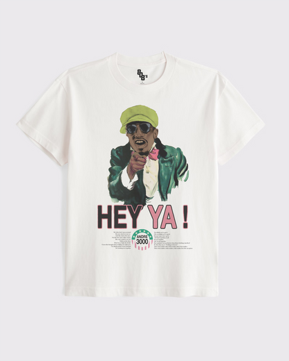 Hey Ya! White Tee