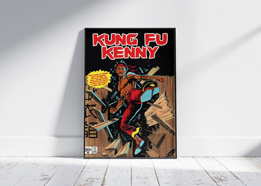 Kendrick Lamar 'Kung Fu Kenny' Poster – 808's