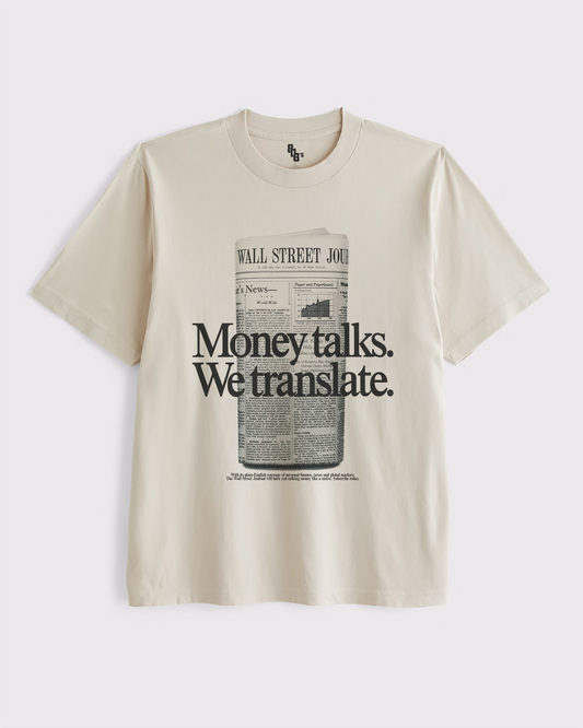 Money Talks Sand Tee