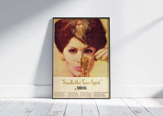 Nirvana 'Smells Like Teen Spirit Perfume' Poster – 808's