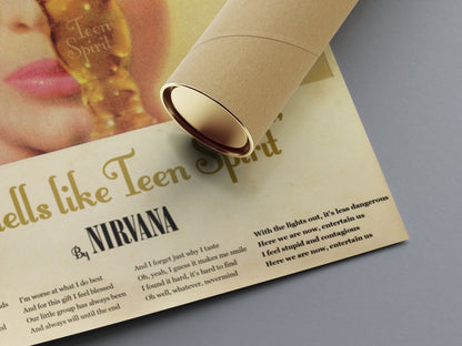 Nirvana 'Smells Like Teen Spirit Perfume' Poster – 808's