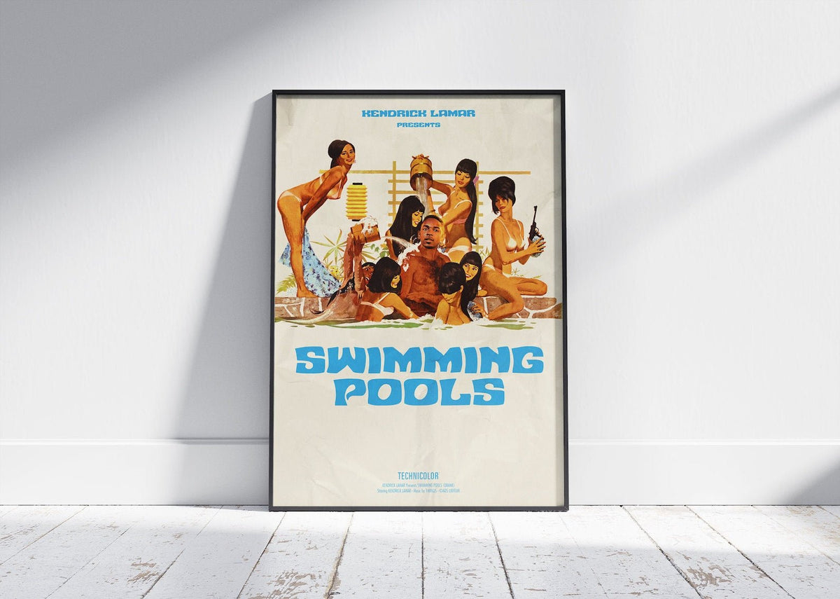 Kendrick Lamar 'Swimming Pools' Poster – 808's