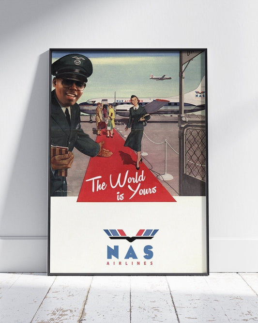 The World Is Yours Vintage Advertising Style Poster - 808's