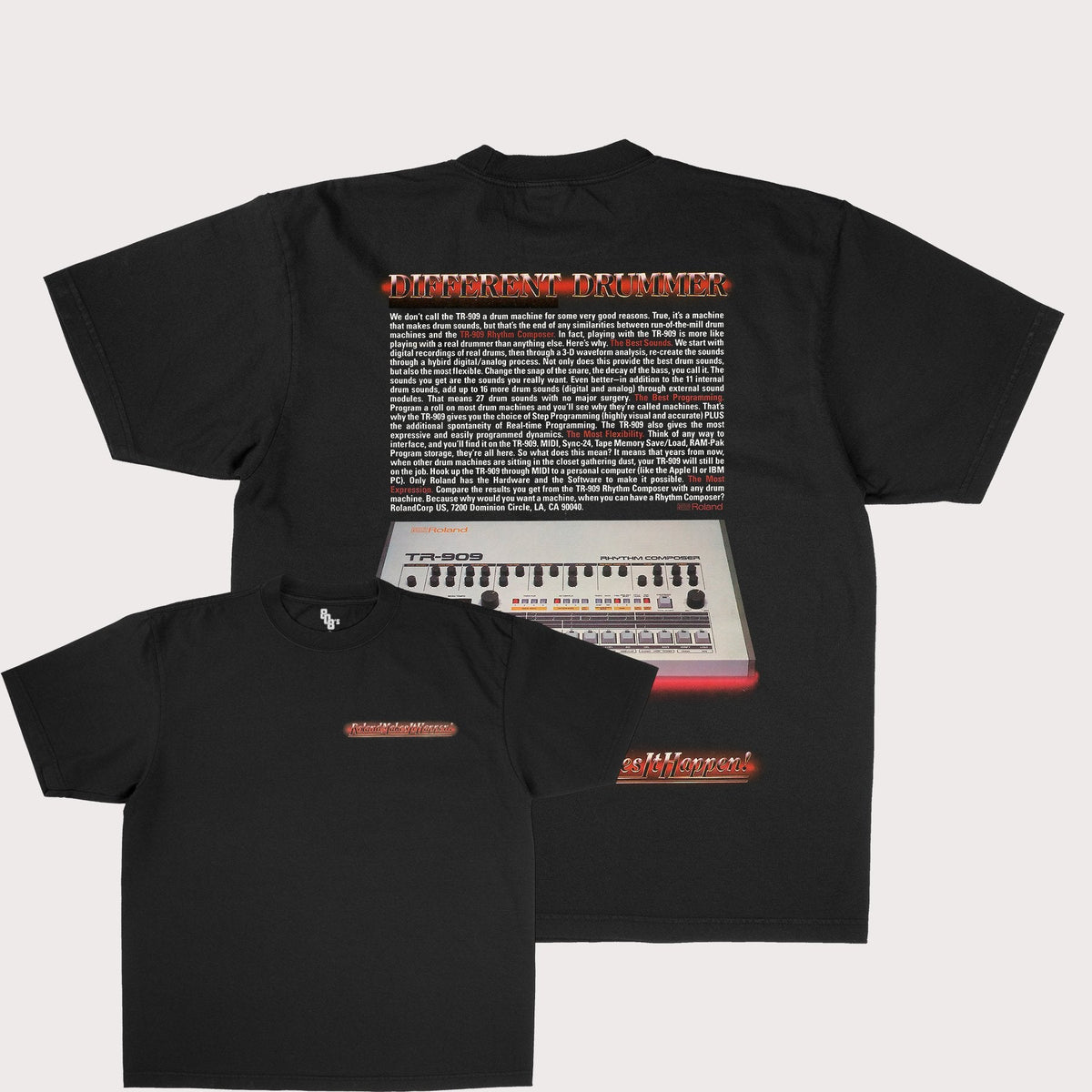 Roland Tr909 Tee – 808's