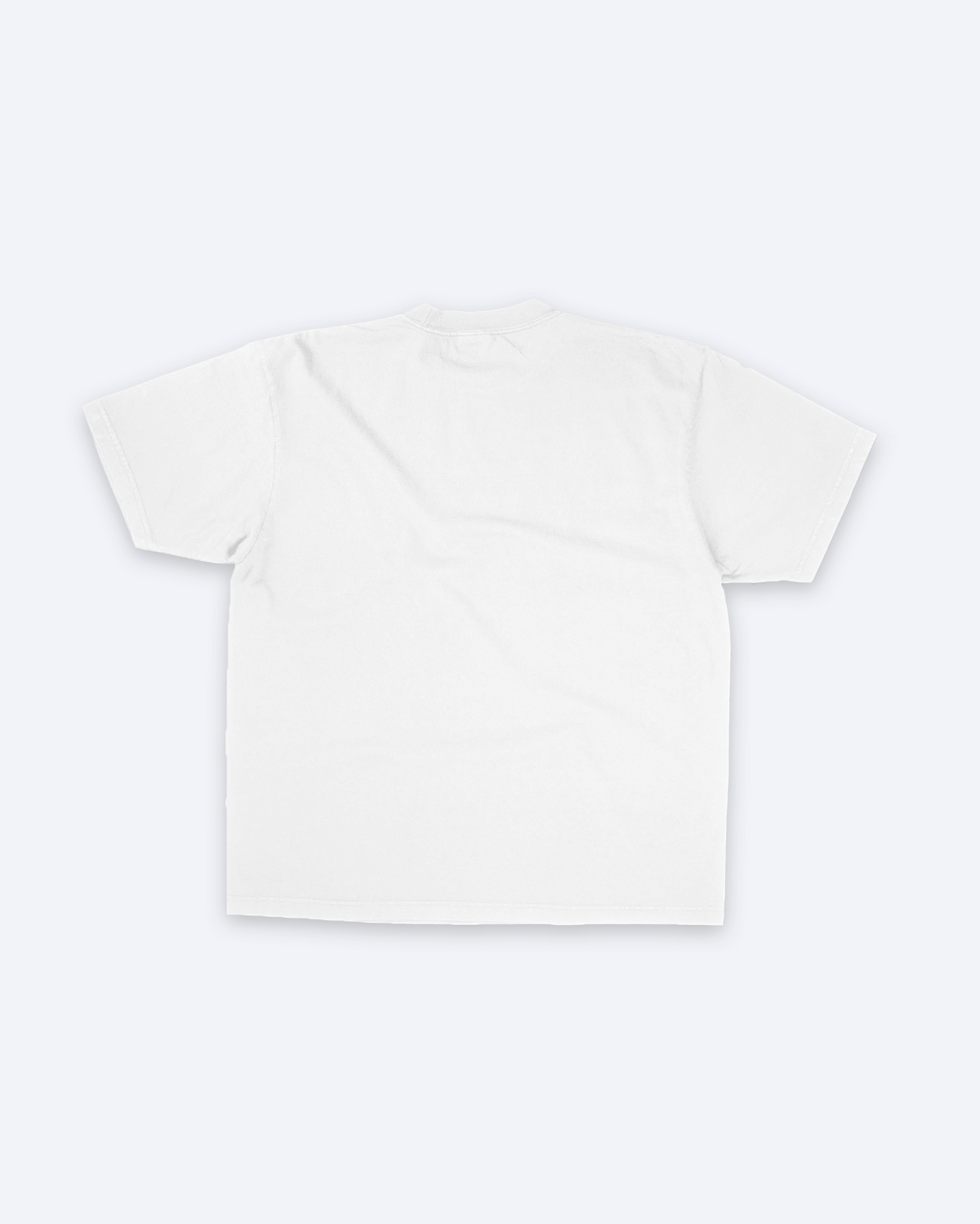 808's heavyweight unisex tee – plain white back view